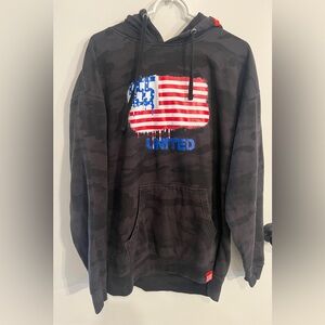 Men’s size XXL Triple Nikel Black Camouflage Hoodie